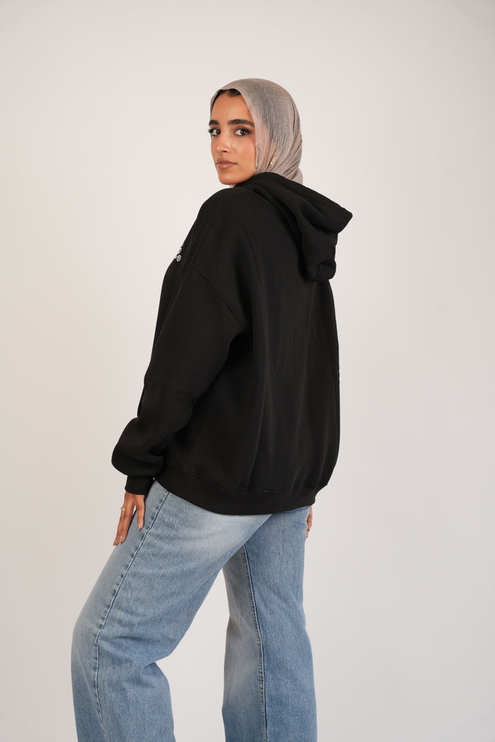 Ink Night Hoodie – Printed Cotton