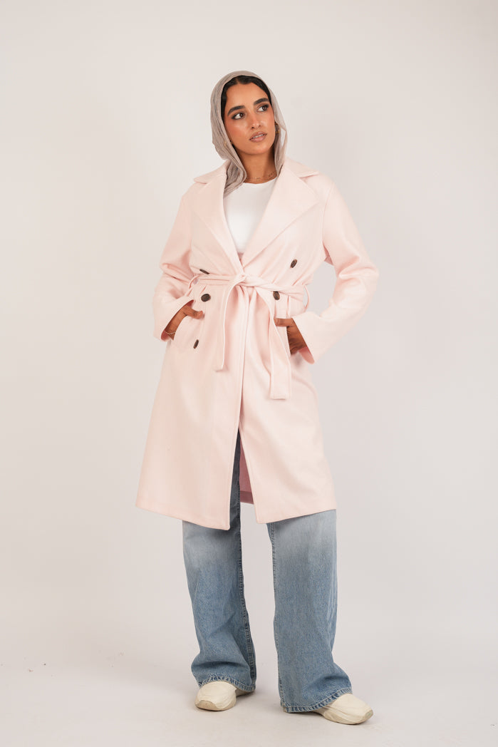 Blush Classic Coat