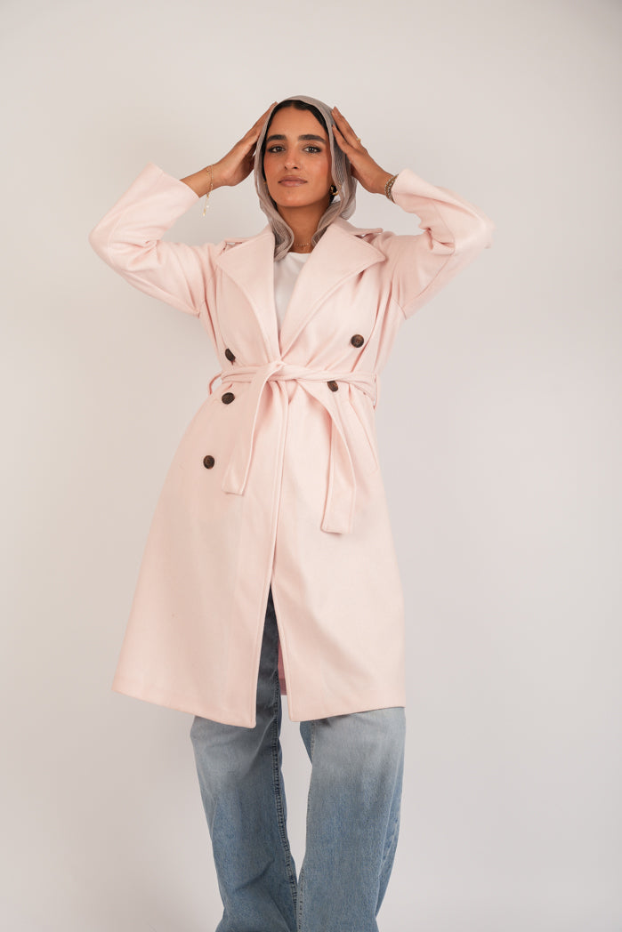 Blush Classic Coat