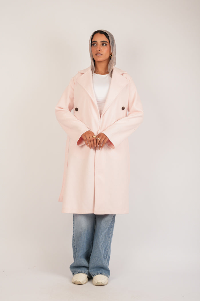 Blush Classic Coat