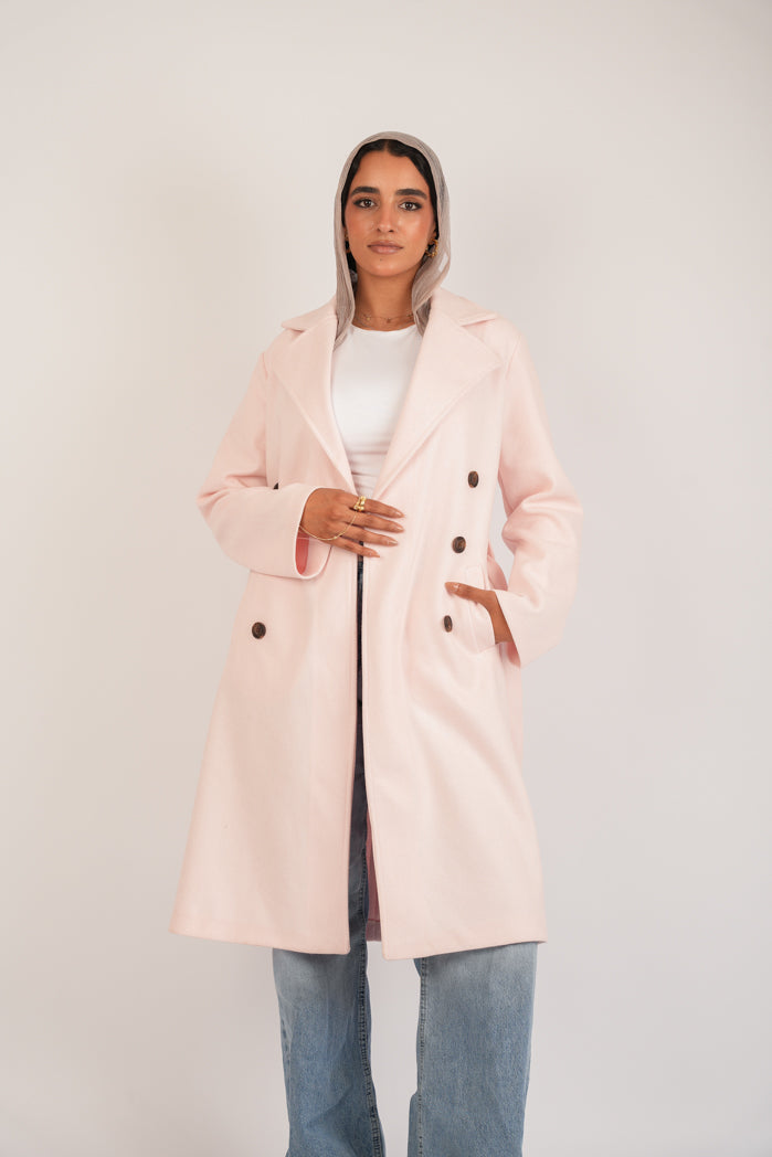 Blush Classic Coat
