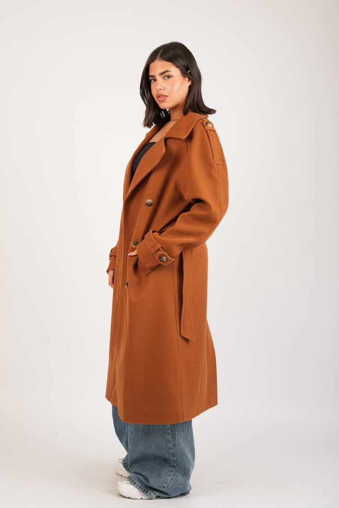Havana Soft Broadcloth Coat