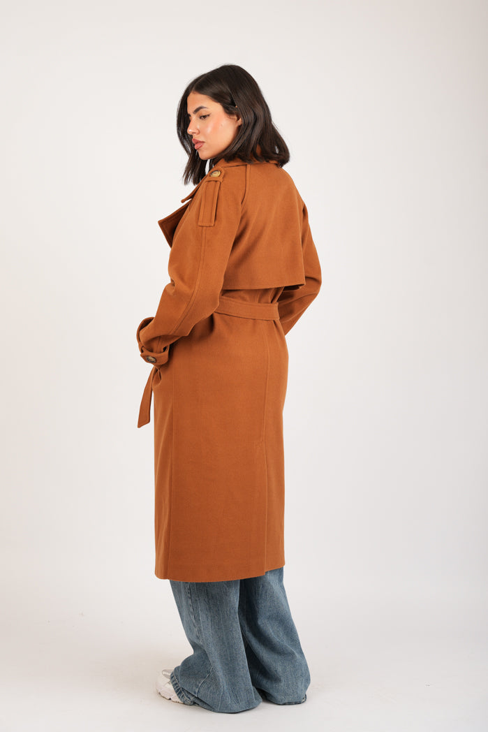 Havana Soft Broadcloth Coat