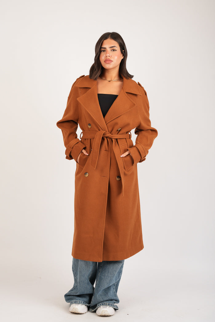 Havana Soft Broadcloth Coat