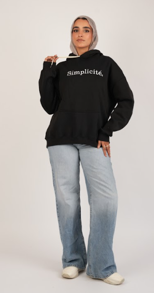 Ink Night Hoodie – Printed Cotton